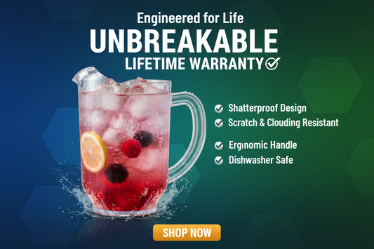 Upgrade Your Beverage Serving with Unbreakable Shatterproof Pitchers