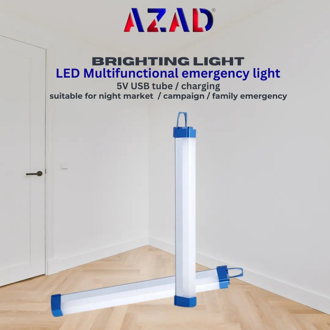 12" Rechargeable LED Emergency Light – Eid ul Adha Flash Sale 🔥 | Portable Tube with 3 Light Modes & USB Charging