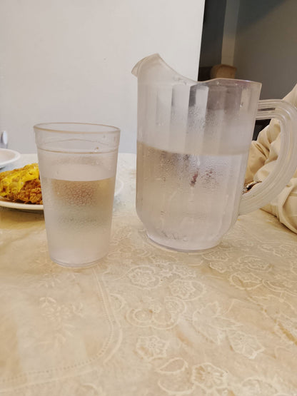 Unbreakable Premium Jug & 6 Frosted Glasses