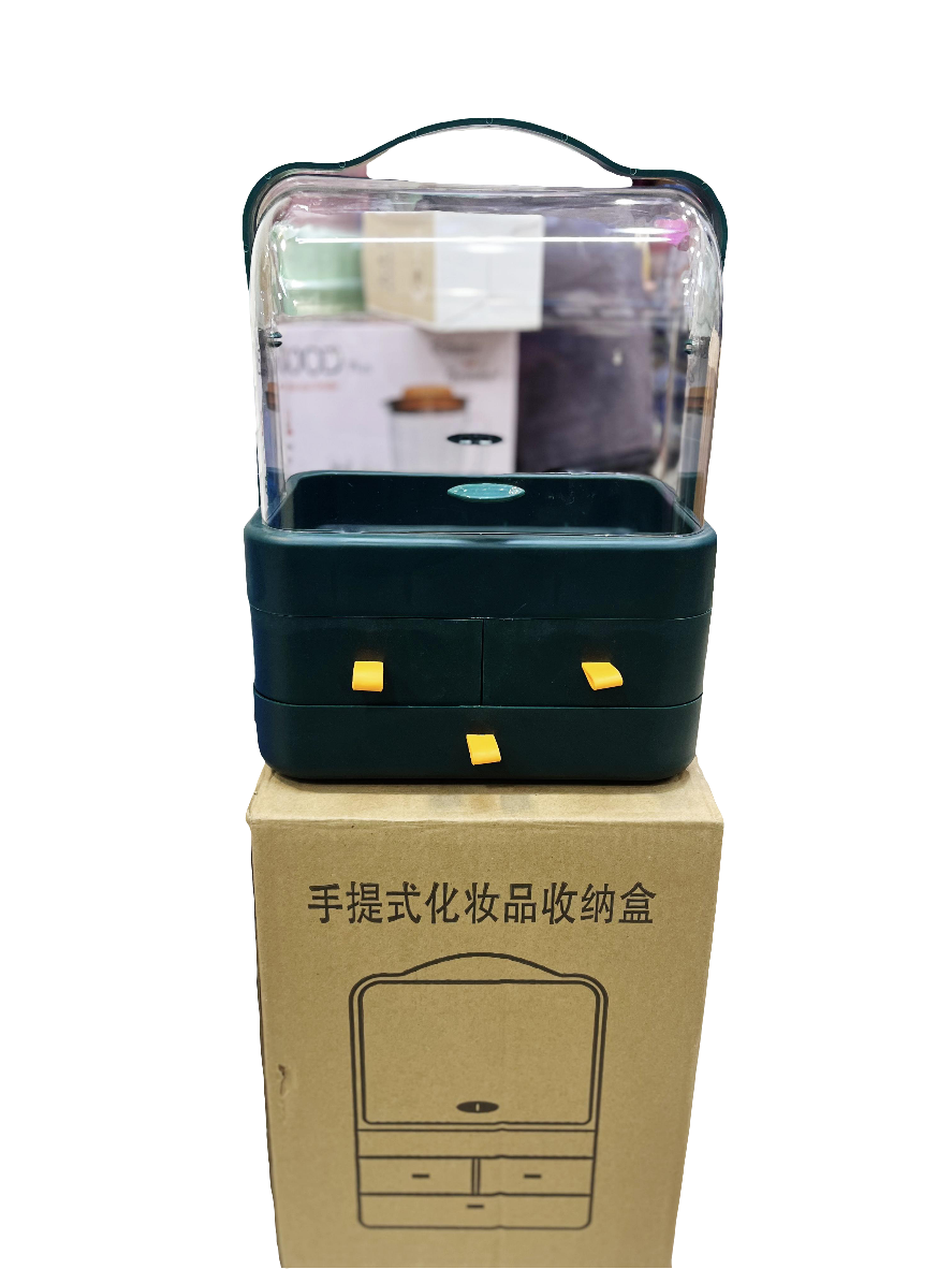 3 Drawer Jewelry Organizer Box – Elegant Storage Case for Rings, Earrings & Accessories